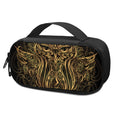 Gold Owl Spirit Print Portable Cooler Travel Case