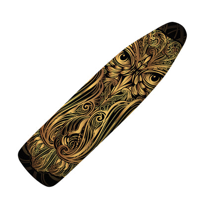 Gold Owl Spirit Print Ironing Board Cover