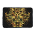 Gold Owl Spirit Print Kitchen Mat