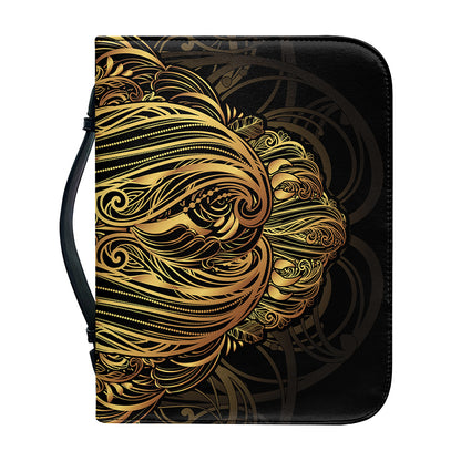 Gold Owl Spirit Print Leather Bible Cover