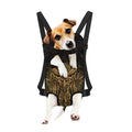 Gold Owl Spirit Print Pet Carrier Backpack