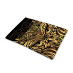 Gold Owl Spirit Print Pet Cooling Mat Cover