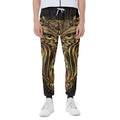 Gold Owl Spirit Print Joggers