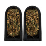 Gold Owl Spirit Print Skillet Handle Cover
