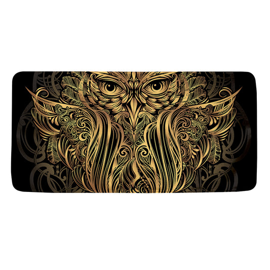 Gold Owl Spirit Print Towel
