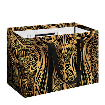 Gold Owl Spirit Print Utility Tote Bag