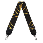 Gold Playing Card Suits Pattern Print Bag Strap