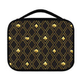 Gold Playing Card Suits Pattern Print Classic Bible Case