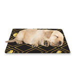 Gold Playing Card Suits Pattern Print Pet Cooling Mat Cover