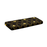 Gold Playing Card Suits Pattern Print Piano Keyboard Cover