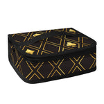 Gold Playing Card Suits Pattern Print Small Lunch Bag