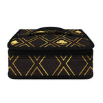 Gold Playing Card Suits Pattern Print Small Lunch Bag