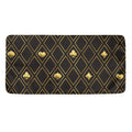 Gold Playing Card Suits Pattern Print Towel