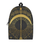 Gold Sagittarius Sign Print Backpack