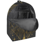 Gold Sagittarius Sign Print Backpack