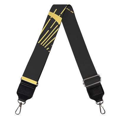Gold Sagittarius Sign Print Bag Strap