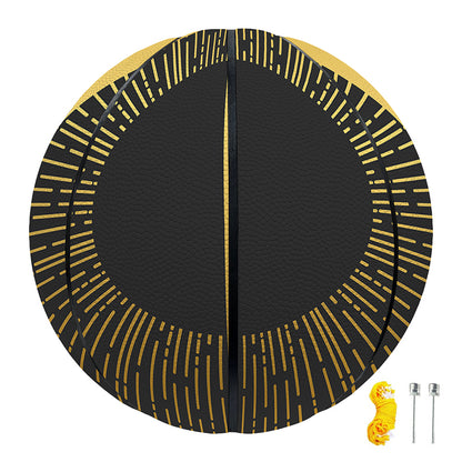 Gold Sagittarius Sign Print Basketball