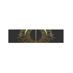 Gold Sagittarius Sign Print Bed Runner