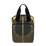 Gold Sagittarius Sign Print Bible Tote Bag