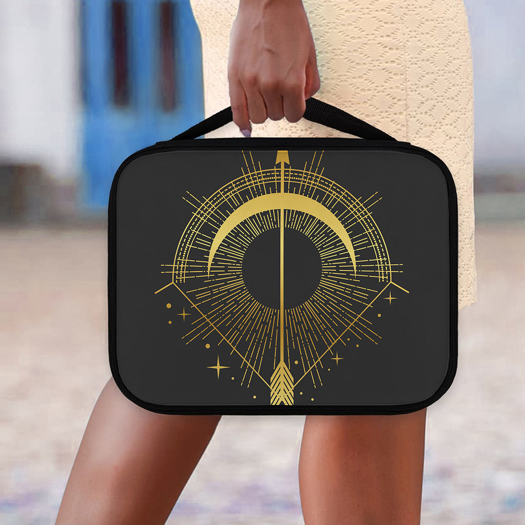 Gold Sagittarius Sign Print Classic Bible Case