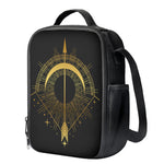 Gold Sagittarius Sign Print Crossbody Lunch Bag