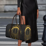 Gold Sagittarius Sign Print Duffle Bag