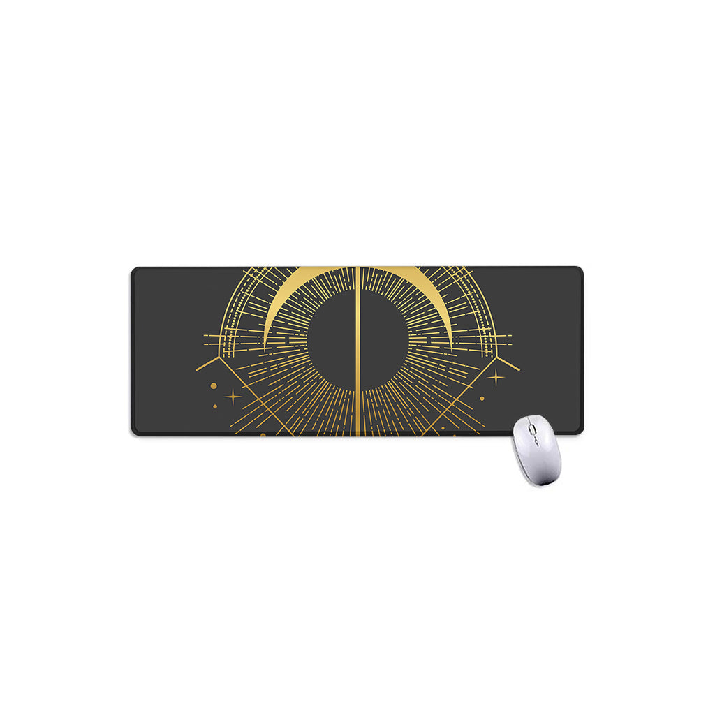 Gold Sagittarius Sign Print Extended Mouse Pad