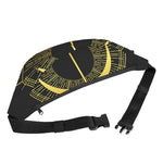Gold Sagittarius Sign Print Fanny Pack