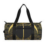 Gold Sagittarius Sign Print Gym Bag