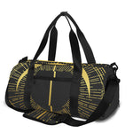 Gold Sagittarius Sign Print Gym Bag