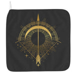 Gold Sagittarius Sign Print Hand Towel