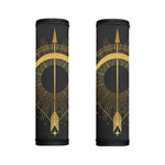 Gold Sagittarius Sign Print Handle Covers