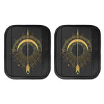 Gold Sagittarius Sign Print Handle Covers