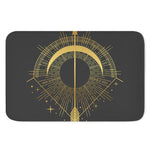 Gold Sagittarius Sign Print Indoor Door Mat