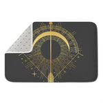 Gold Sagittarius Sign Print Indoor Door Mat