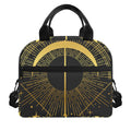 Gold Sagittarius Sign Print Insulated Lunch Bag