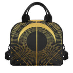 Gold Sagittarius Sign Print Insulated Lunch Bag