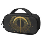 Gold Sagittarius Sign Print Insulin Cooler Travel Case