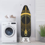 Gold Sagittarius Sign Print Ironing Board Cover