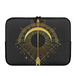 Gold Sagittarius Sign Print Laptop Sleeve