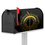 Gold Sagittarius Sign Print Mailbox Cover
