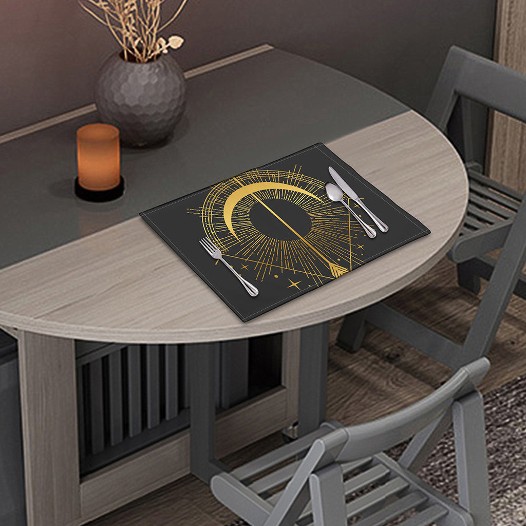 Gold Sagittarius Sign Print Placemat