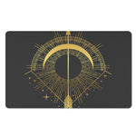 Gold Sagittarius Sign Print Polyester Doormat