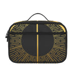 Gold Sagittarius Sign Print Portable Lunch Bag