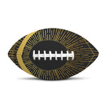 Gold Sagittarius Sign Print Rugby Ball