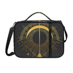 Gold Sagittarius Sign Print Shoulder Strap Bible Bag