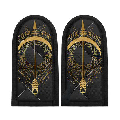 Gold Sagittarius Sign Print Skillet Handle Cover