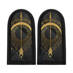 Gold Sagittarius Sign Print Skillet Handle Cover