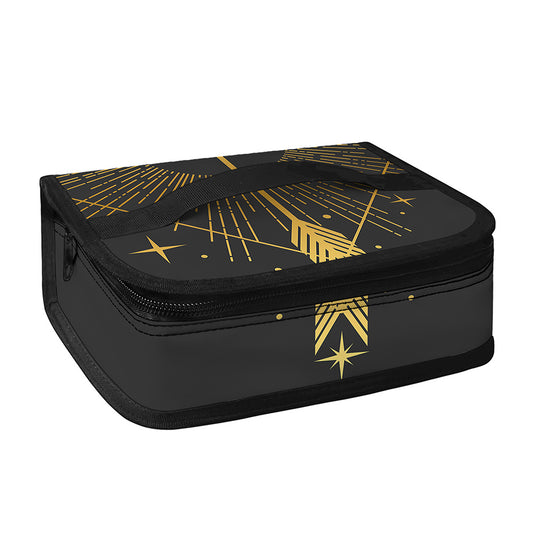 Gold Sagittarius Sign Print Small Lunch Bag