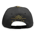 Gold Sagittarius Sign Print Snapback Cap